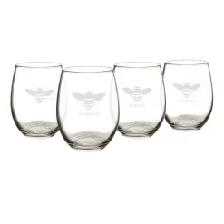 Cathy’s Concepts 21 Oz. Stemless Wine Glasses