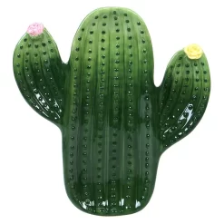 Certified International Cactus Verde 3-D Chip And Dip Server