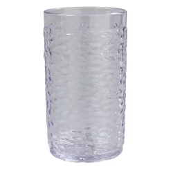 Carlisle 16 Oz. SAN Plastic Pebble Optic Tumbler In Clear (Case Of 24)