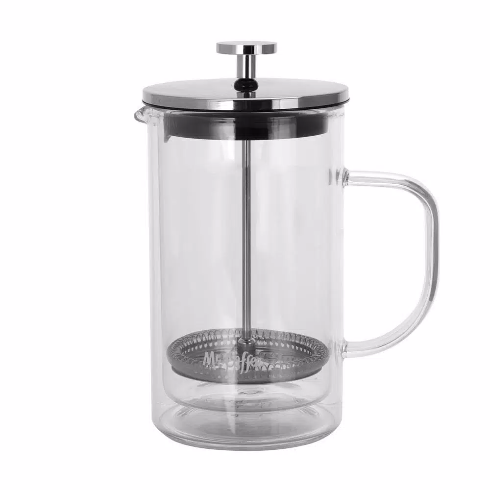 Mr. Coffee Hyland 2.5-Cup Clear Glass French Press Coffee Maker - Image 2
