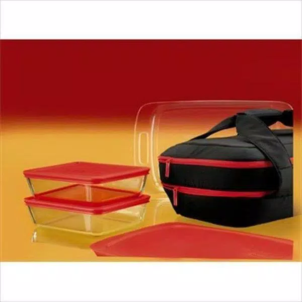 Pyrex Easy Grab 9-Piece Glass Bakeware And Storage Set - Image 5