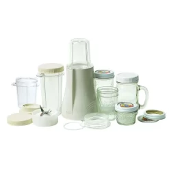 Tribest Mason Jar 16 Oz. Single Speed Cream Personal Blender
