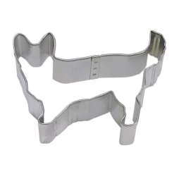 CybrTrayd 12-Piece Corgi 3.75 In. Tinplated Steel Cookie Cutter & Recipe