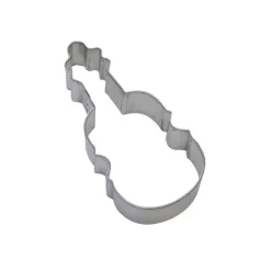 CybrTrayd 12-Piece 4.5 In. Violin Tinplated Steel Cookie Cutter & Recipe