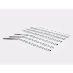 ExcelSteel 14-Piece Stainless Steel Straw Set With Cleaning Brushes