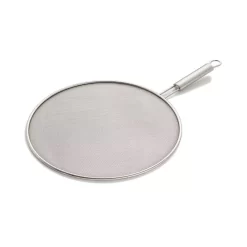 ExcelSteel 13 In. Stainless Fine Mesh Splatter Screen With Solid Handle