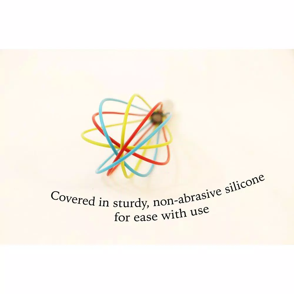 ExcelSteel Stainless Steel Tri-Color Mixing Whisks (Set Of 3) - Image 2