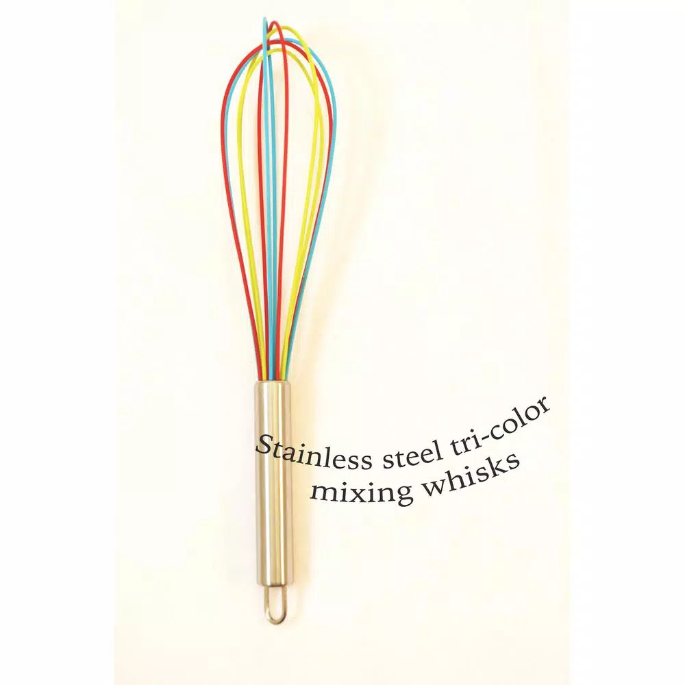 ExcelSteel Stainless Steel Tri-Color Mixing Whisks (Set Of 3) - Image 6