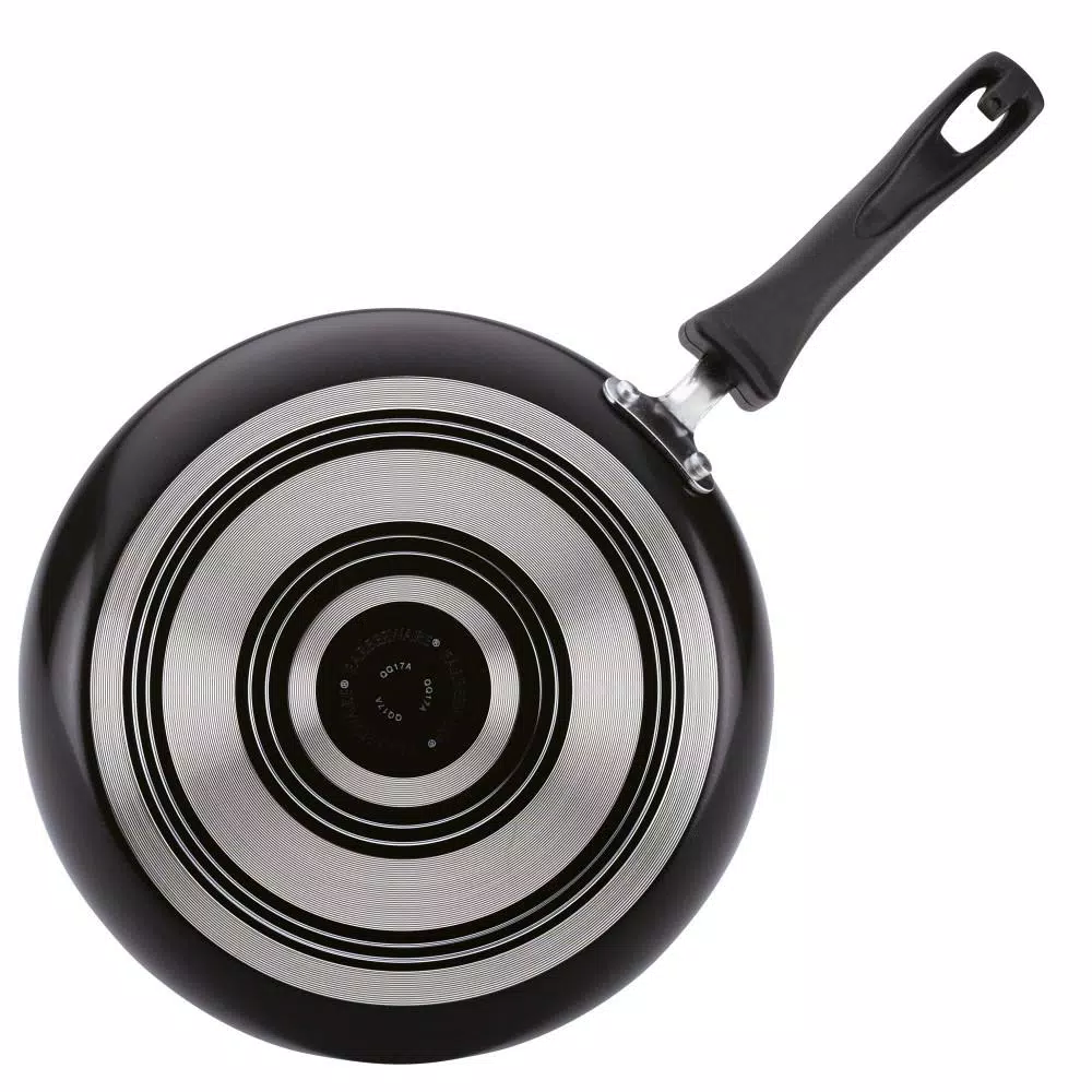 Farberware Neat Nest Space Saving 1 Qt. Aluminum Nonstick Sauce Pan In Black With Glass Lid - Image 3