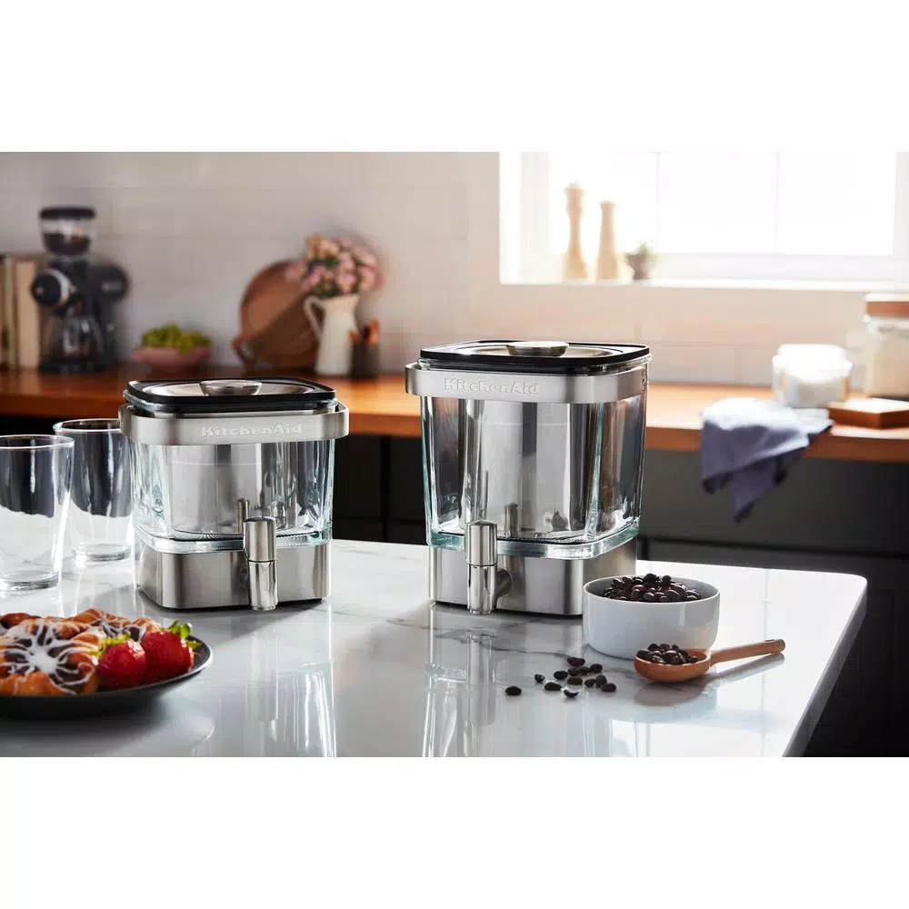 KitchenAid 4.75 Cup Silver Cold Brew Coffee Maker - Image 2