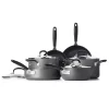 OXO Good Grips 10-Piece Hard-Anodized Aluminum Nonstick Cookware Set In Gray