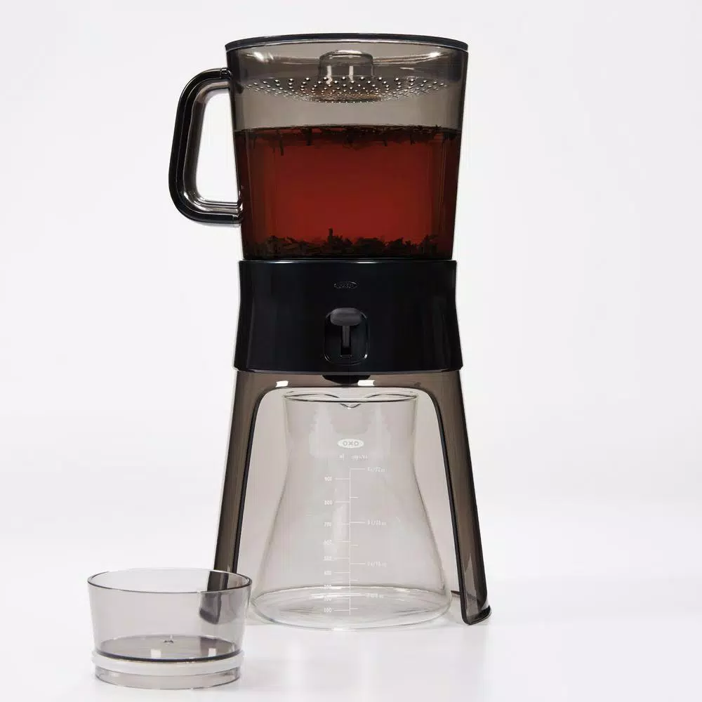 OXO Good Grips 4-Cup Gray Cold Brew Drip Coffee Maker With Filter - Image 9