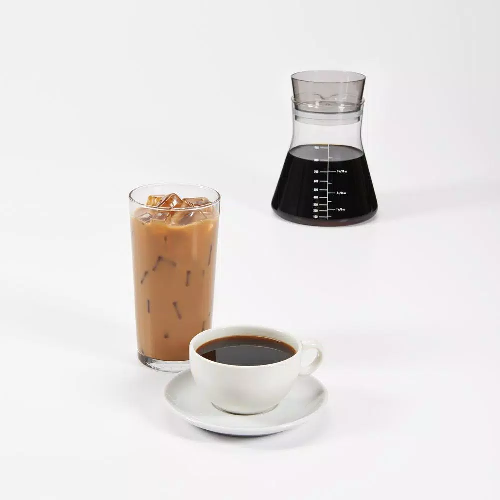 OXO Good Grips 4-Cup Gray Cold Brew Drip Coffee Maker With Filter - Image 8