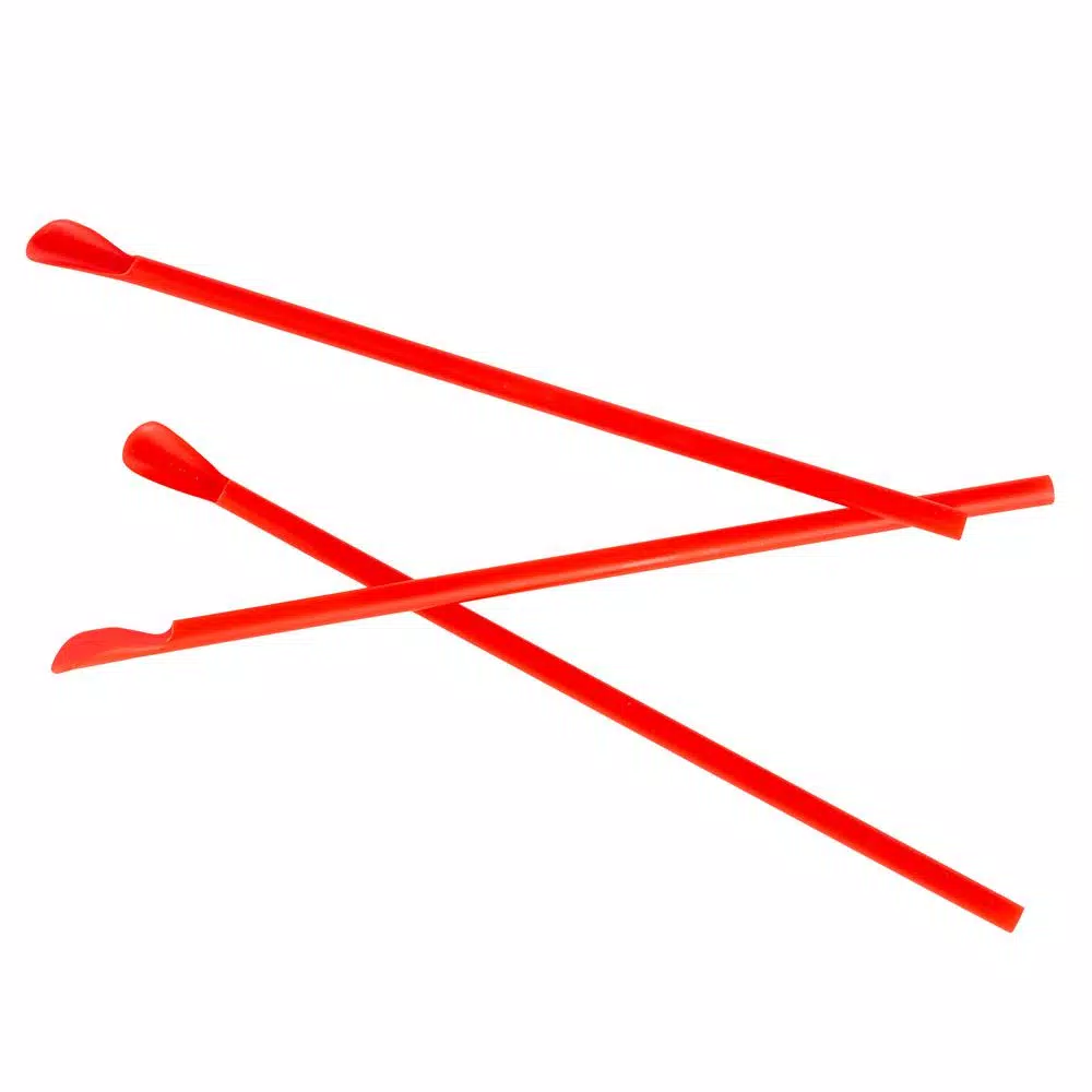 Great Northern Red Spoon Straws (Case Of 200)