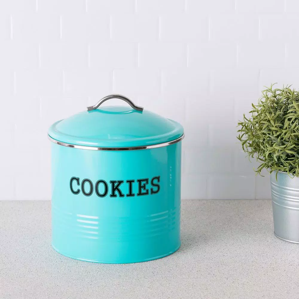 Home Basics Tin Cookie Jar - Image 3