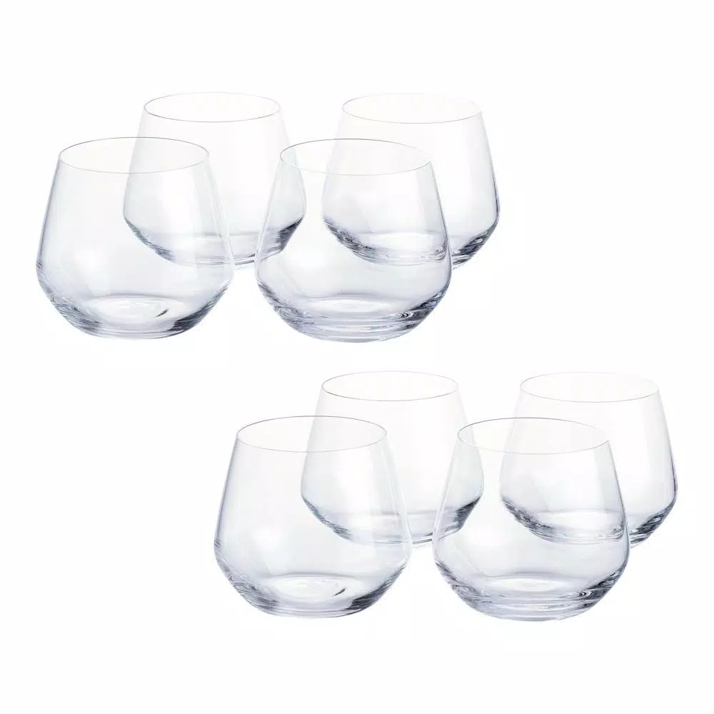 Home Decorators Collection Genoa 18.5 Oz. Lead-Free Crystal Stemless Wine Glasses (Set Of 8) - Image 5