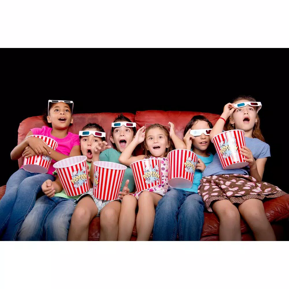 Nostalgia 600 W 8 Oz. Ivory Popcorn Machine With Cart And Snack Dispenser - Image 7