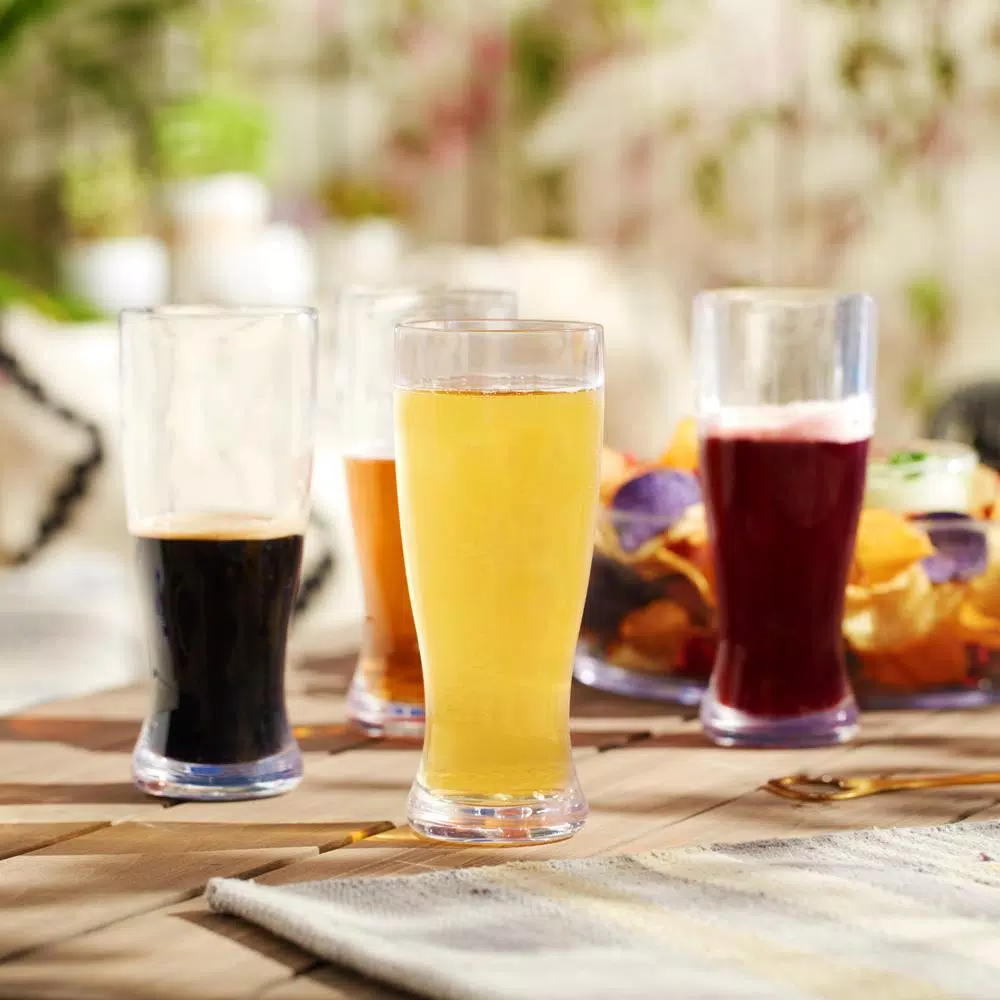 Libbey Indoors Out 4-piece, 14-ounce Break-Resistant Craft Brews Pilsner Set - Image 2