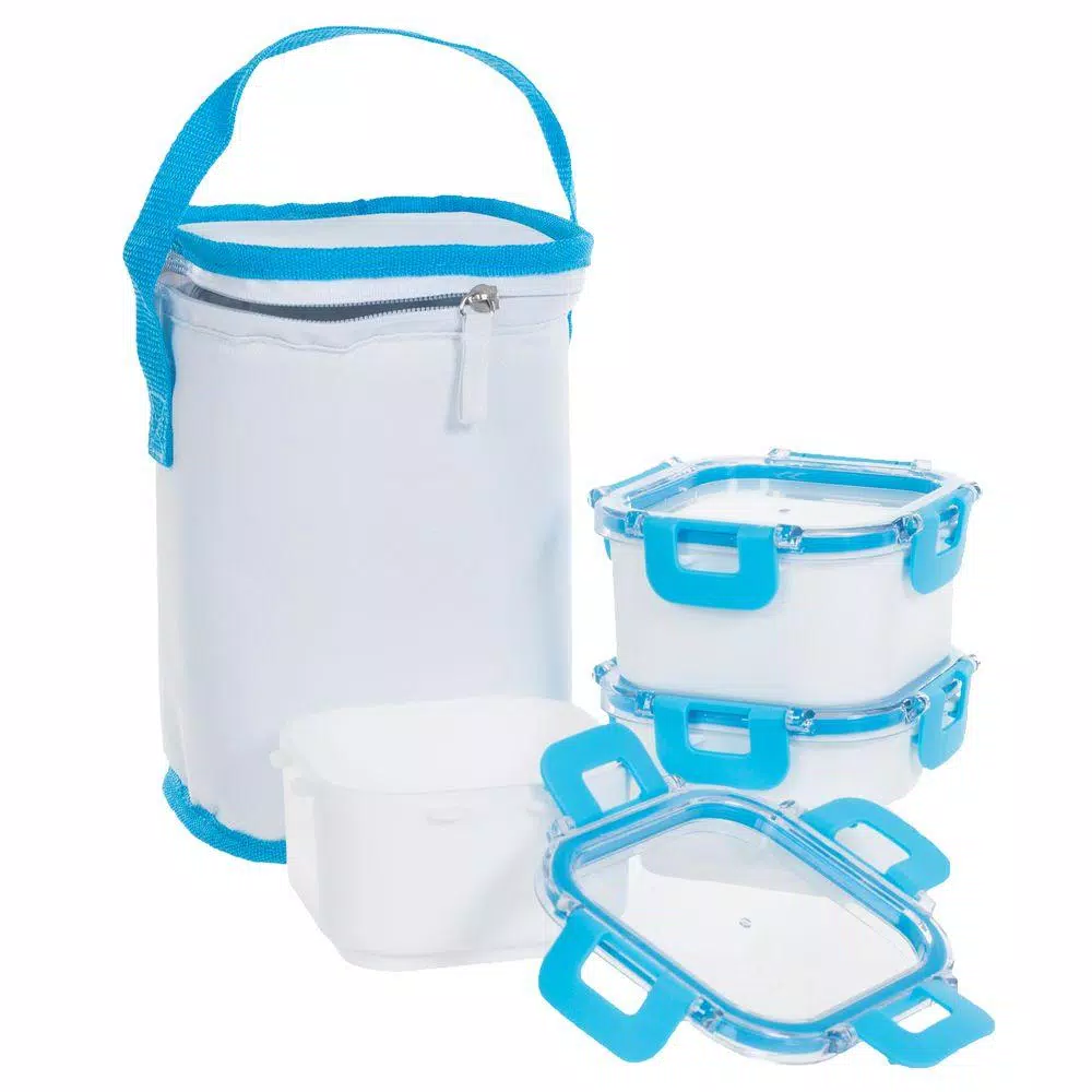 Classic Cuisine Portable Food Storage With Insulated Bag (Set Of 3) - Image 7