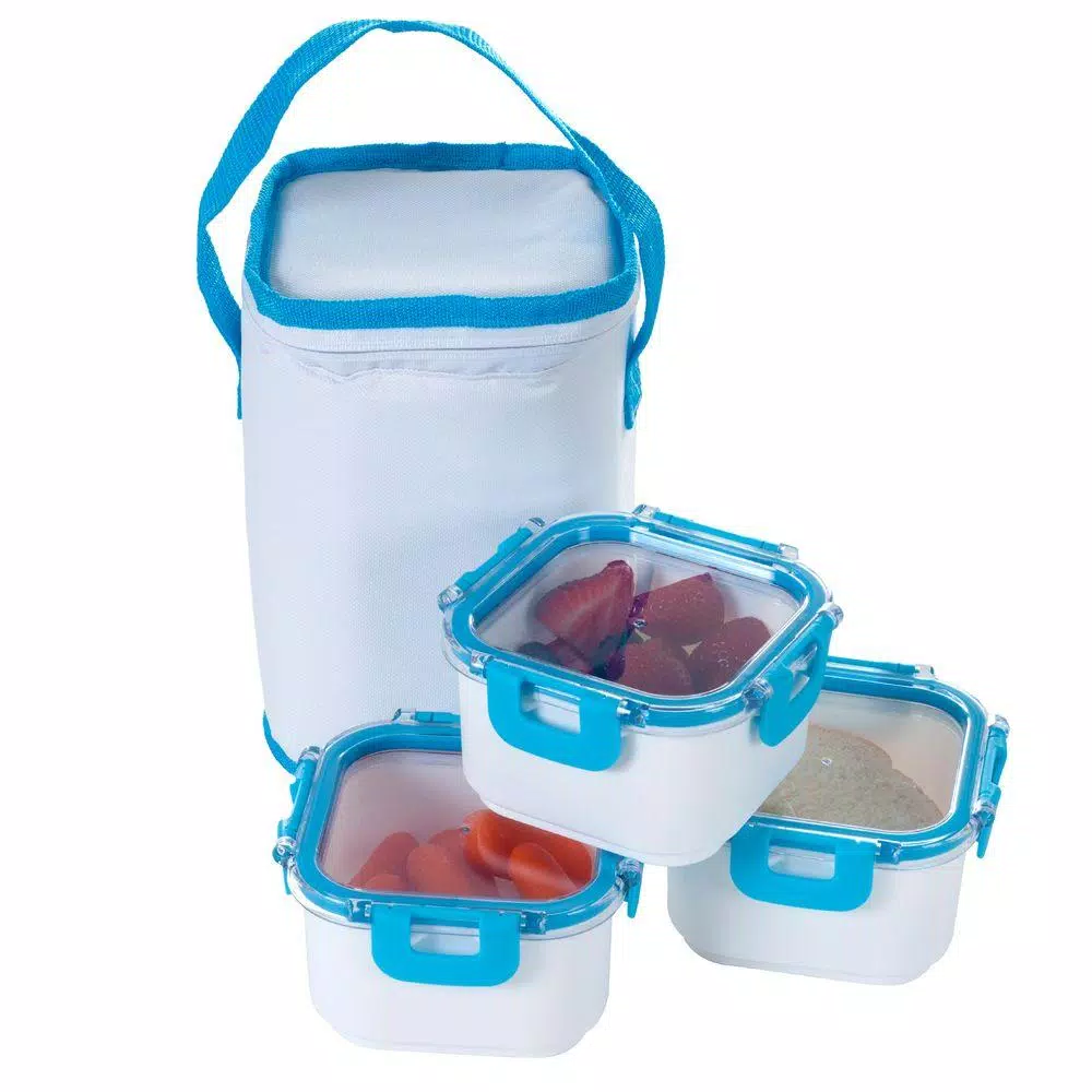 Classic Cuisine Portable Food Storage With Insulated Bag (Set Of 3) - Image 2