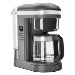 KitchenAid 12-Cup Matte Grey Drip Coffee Maker With Spiral Showerhead