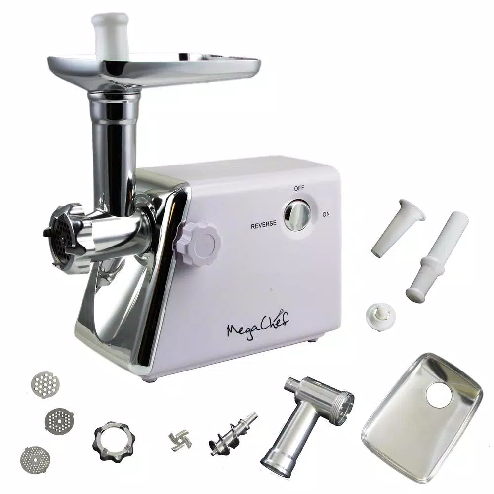 MegaChef MG-700 1200W Meat Grinder With Sausage And Kibbe Attachments - Image 3