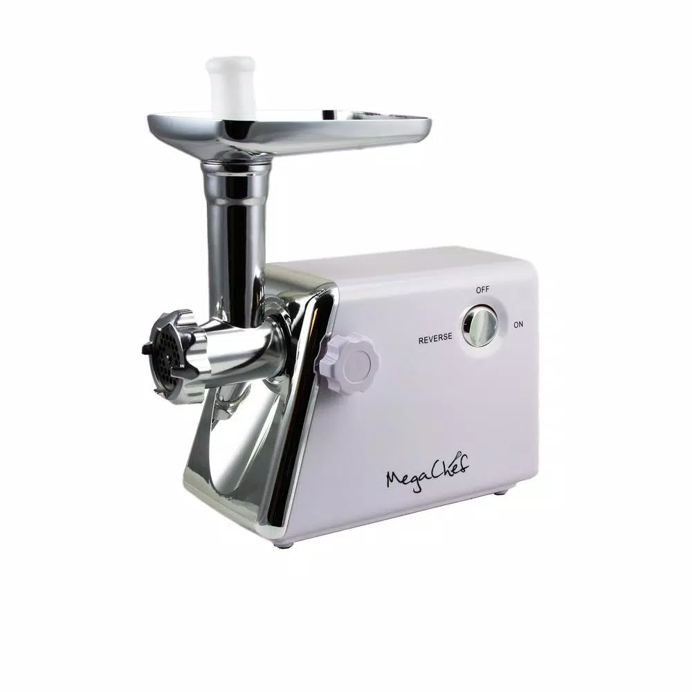 MegaChef MG-700 1200W Meat Grinder With Sausage And Kibbe Attachments