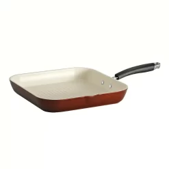 Tramontina Style Ceramica 12 In. Aluminum Ceramic Nonstick Grill Pan In Metallic Copper