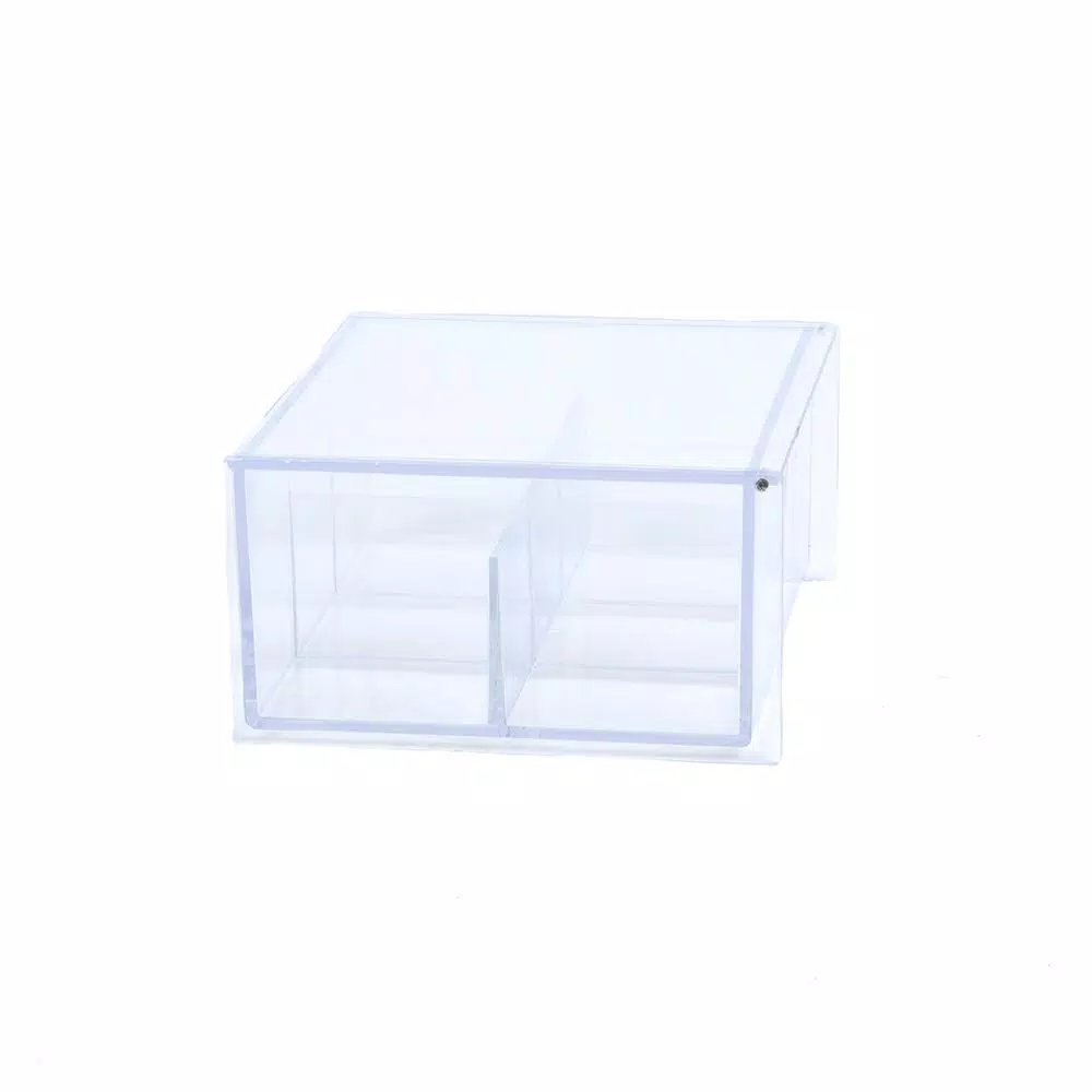Mind Reader Acrylic Clear With Lid 6-Compartment Pantry Organizer For Kitchen Tea Bag Storage And Organizer Holder - Image 2