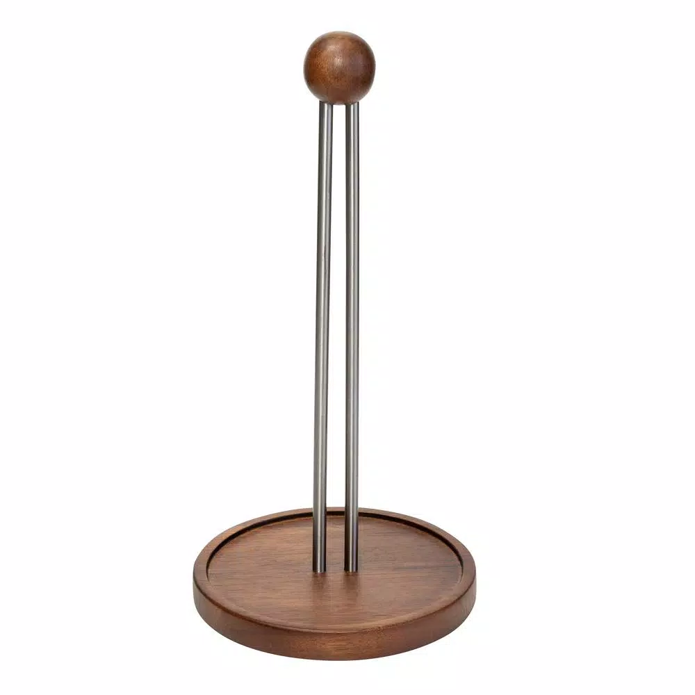 Honey-Can-Do Acacia Paper Towel Holder - Image 3