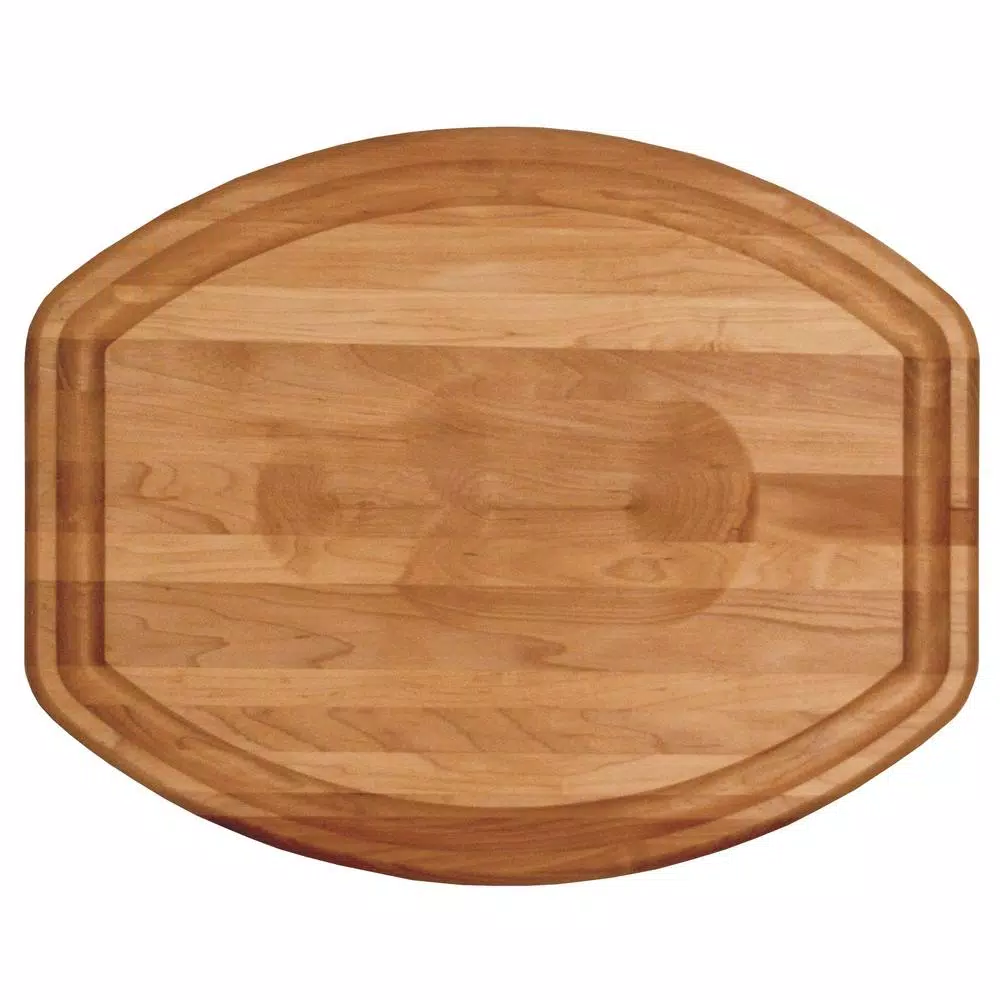 Catskill Craftsmen Branded Hard Wooden Turkey Cutting Board With Wedge