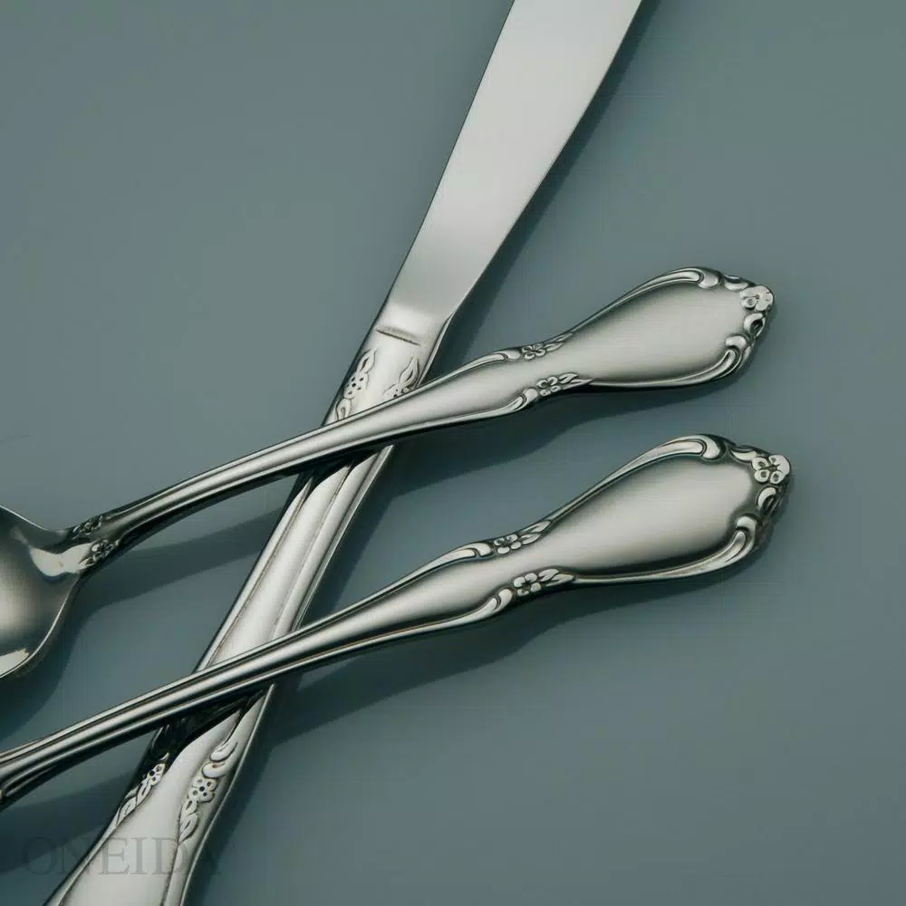 Oneida Chateau 18/8 Stainless Steel Tablespoon/Serving Spoons (Set Of 12) - Image 2