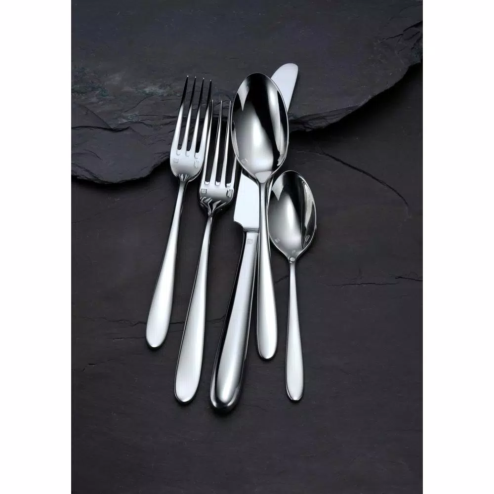 Oneida Mascagni II Silver 18/0 Stainless Steel Round Bowl Soup Spoon (12-Pack) - Image 4