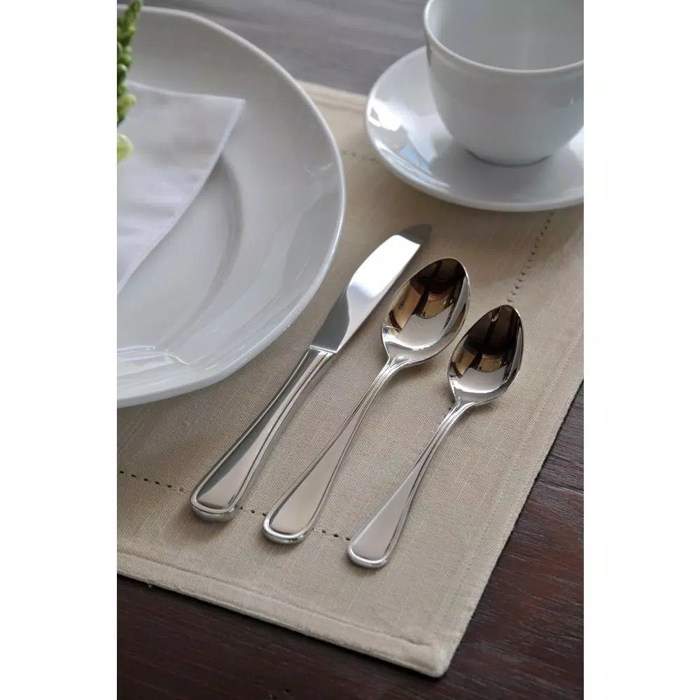 Oneida New Rim II 18/0 Stainless Steel Round Bowl Soup Spoons (Set Of 12) - Image 7