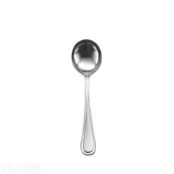 Oneida New Rim II 18/0 Stainless Steel Round Bowl Soup Spoons (Set Of 12)