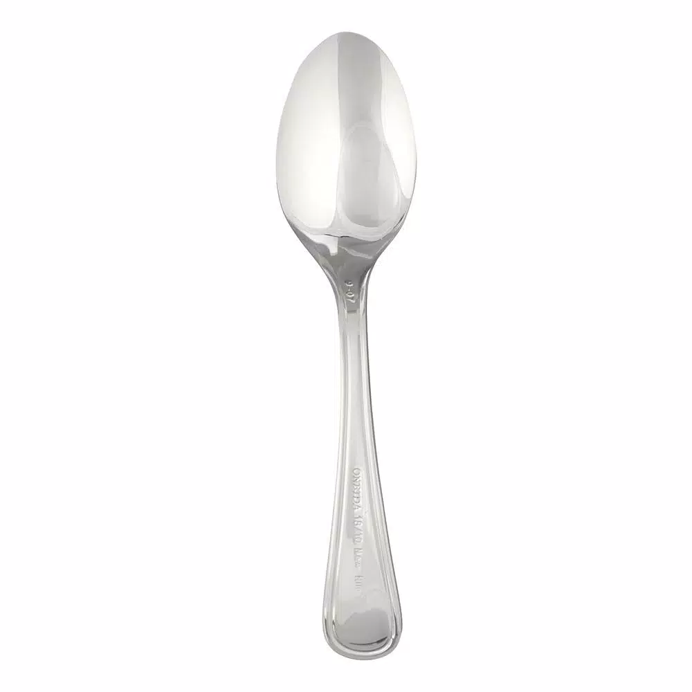 Oneida New Rim Silver 18/10 Stainless Steel A.D. Coffee Spoon (12-Pack) - Image 2
