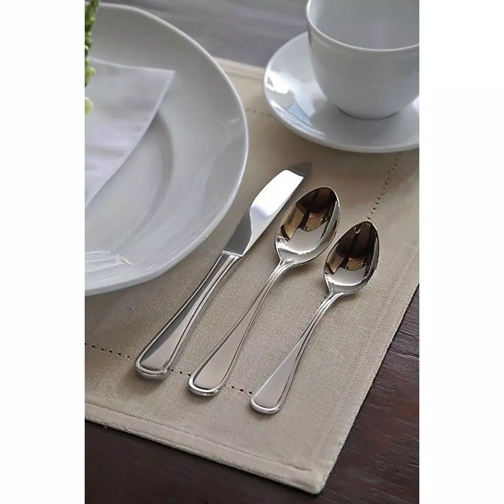 Oneida New Rim Silver 18/10 Stainless Steel A.D. Coffee Spoon (12-Pack) - Image 7