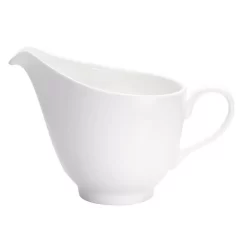 Oneida Tenor 8.5 Oz. White Porcelain High Alumina Handled Creamers (Set Of 36)