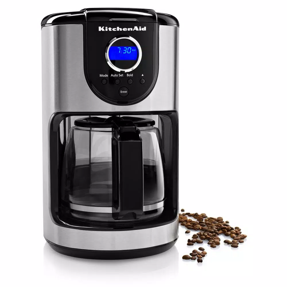 KitchenAid 12-Cup Onyx Black Drip Coffee Maker With Glass Carafe - Image 3