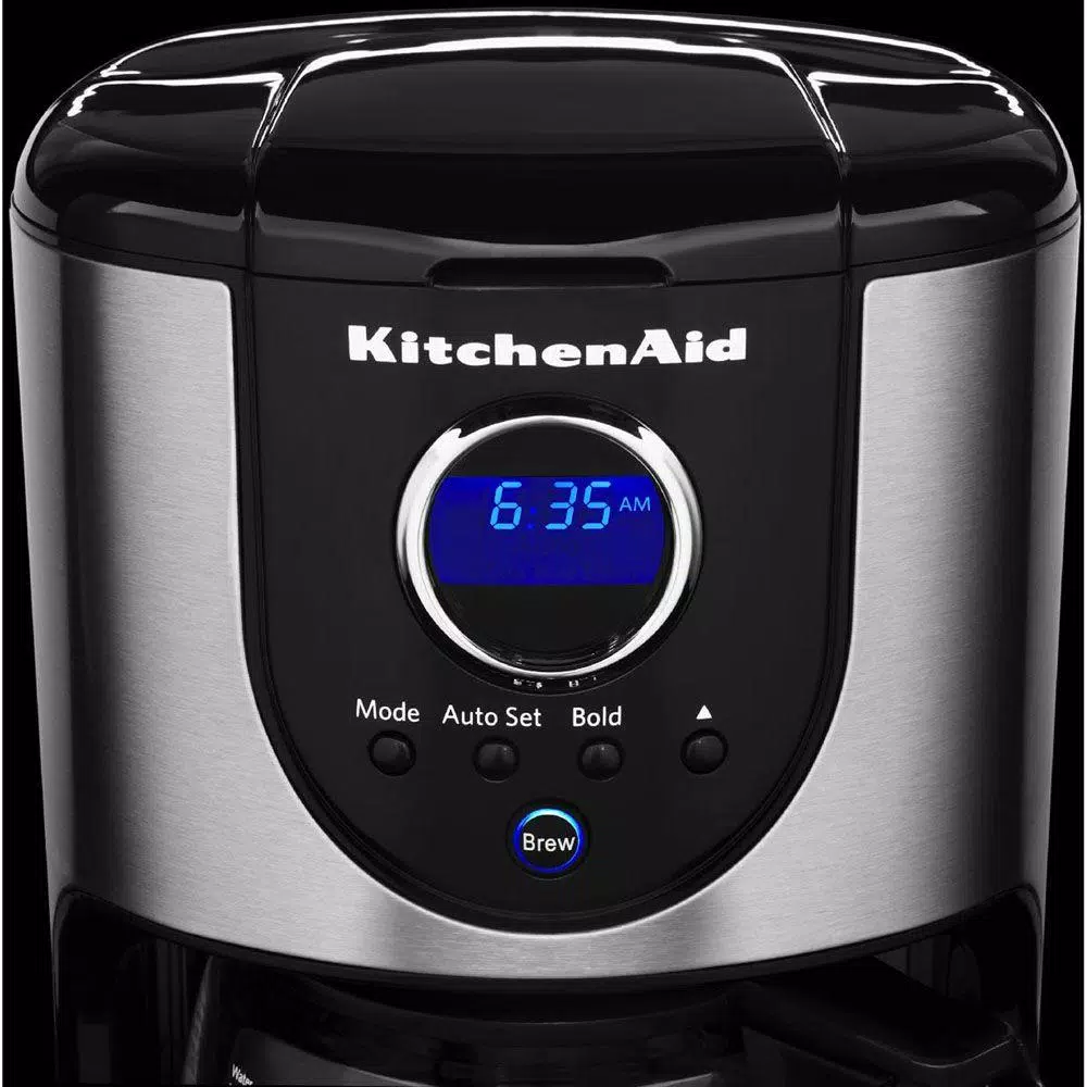 KitchenAid 12-Cup Onyx Black Drip Coffee Maker With Glass Carafe - Image 7