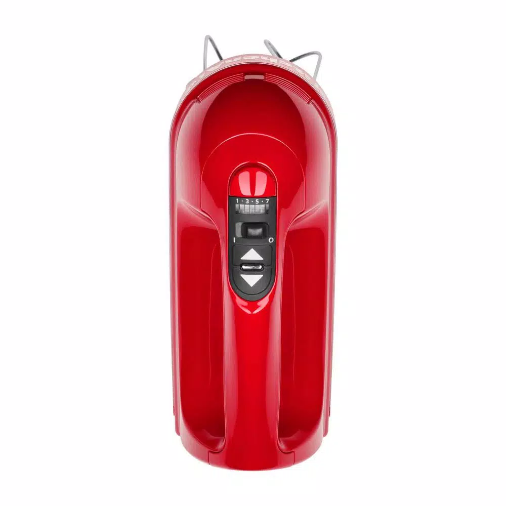 KitchenAid 100-Year Limited Edition Queen Of Hearts 7-Speed Passion Red Hand Mixer - Image 3