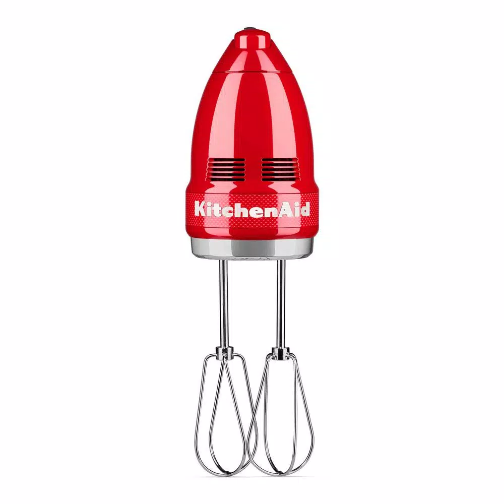 KitchenAid 100-Year Limited Edition Queen Of Hearts 7-Speed Passion Red Hand Mixer