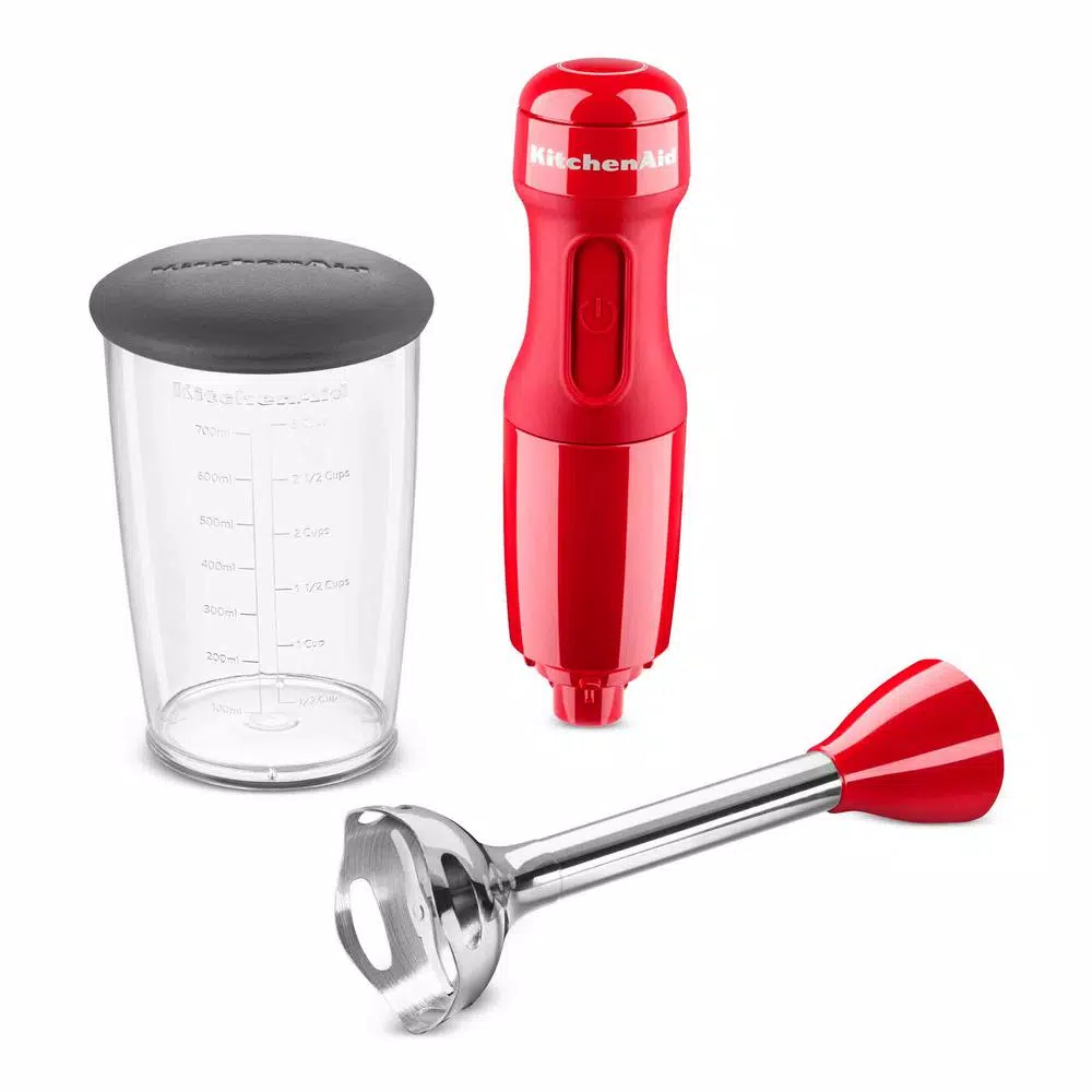 KitchenAid 100-Year Limited Edition Queen Of Hearts 2-Speed Passion Red Immersion Blender - Image 2