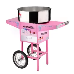 Great Northern Vortex Commercial Pink Cotton Candy Machine And Cart