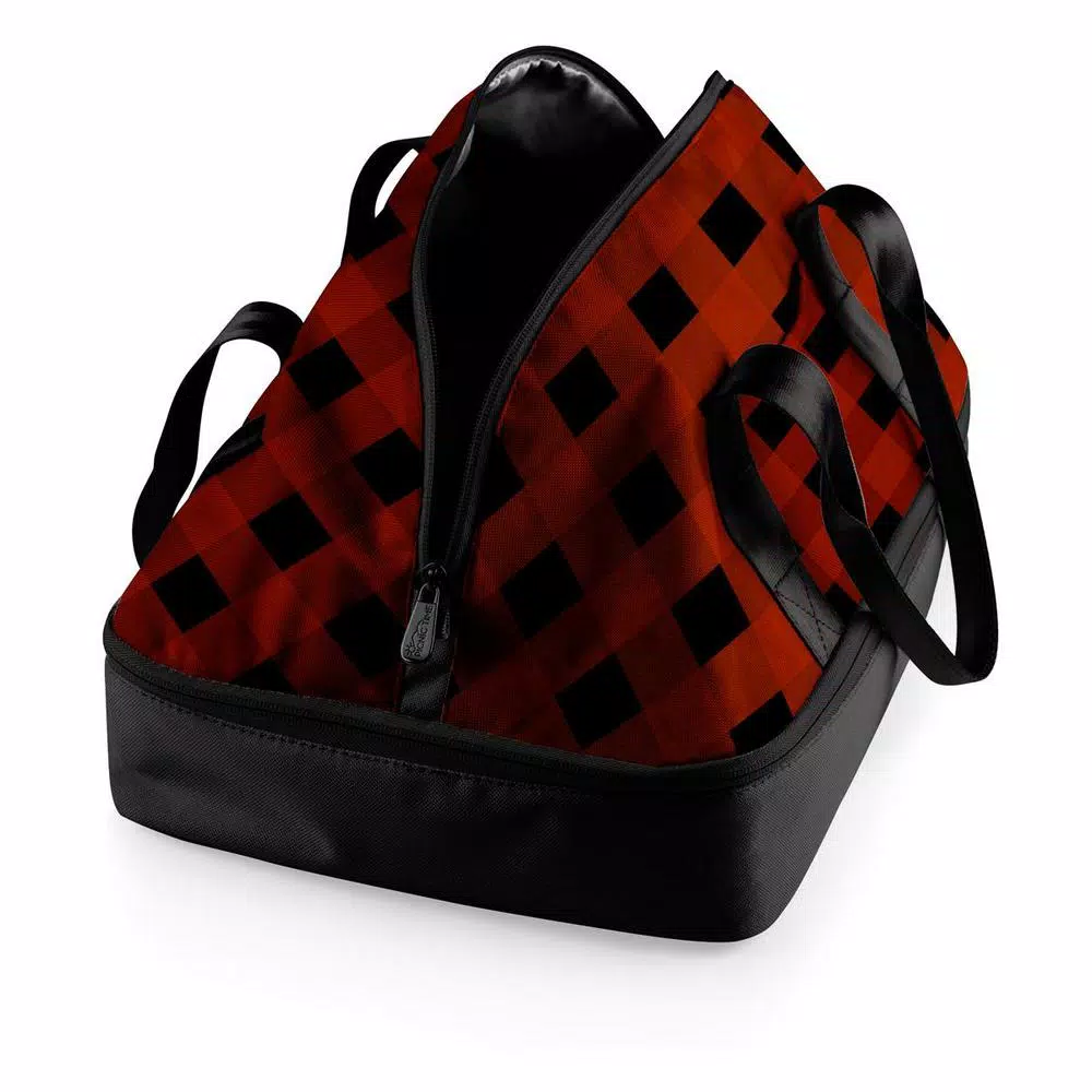 ONIVA Potluck Casserole Tote Red And Black Buffalo Plaid - Image 2