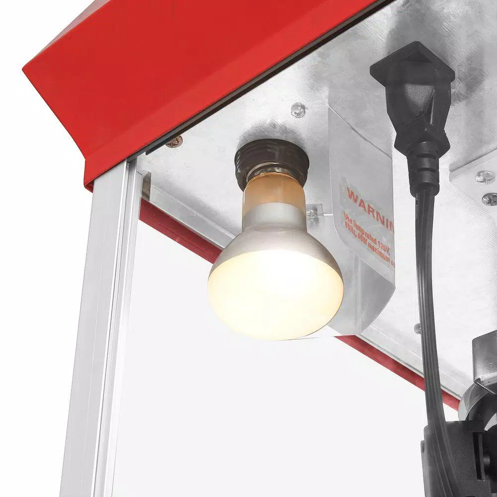 Great Northern Foundation 8 Oz. Red Countertop Popcorn Machine - Image 8