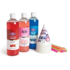Nostalgia Premium Snow Cone Syrup Party Kit In Red