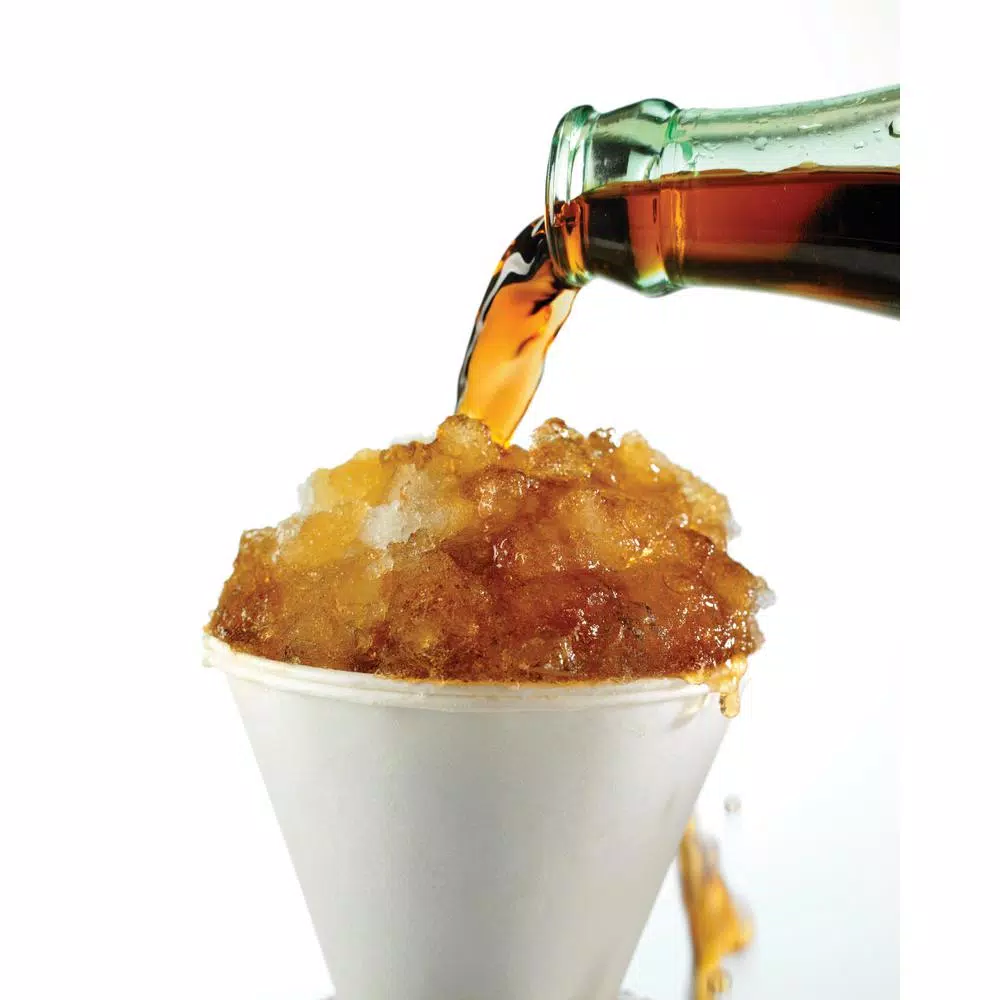 Nostalgia 160 Oz. Coca-Cola Red Snow Cone Machine With Reusable Cones - Image 3