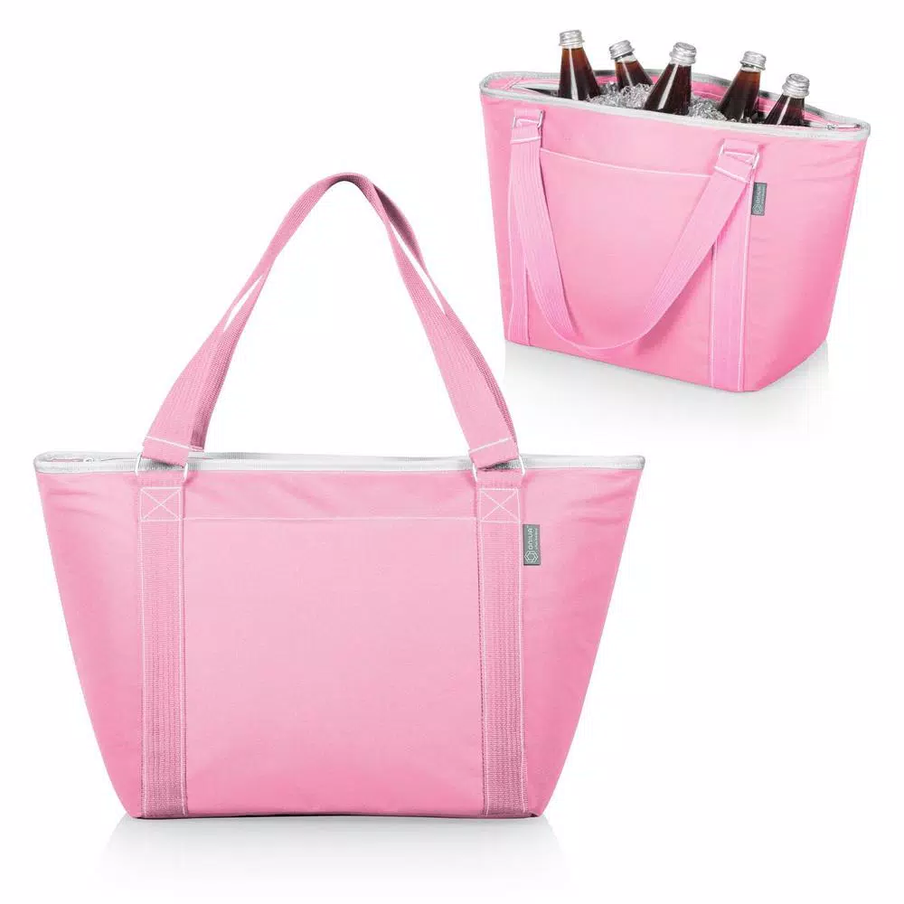 Picnic Time Topanga 9 Qt. Pink Tote Cooler - Image 3