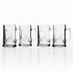 Rolf Glass Heron 16 Oz. Beer Mug (Set Of 4)